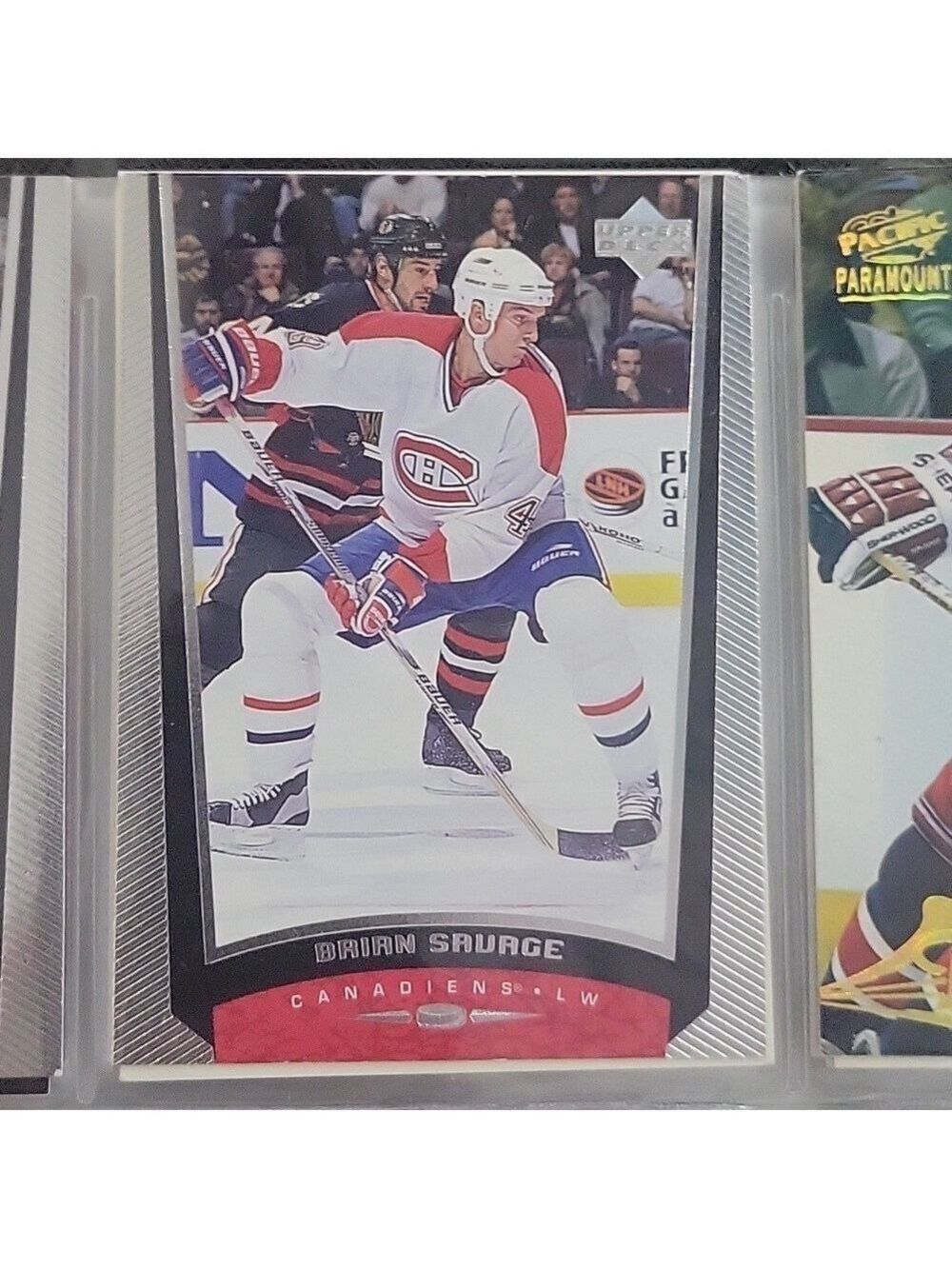 Brian Sauage Hockey Card